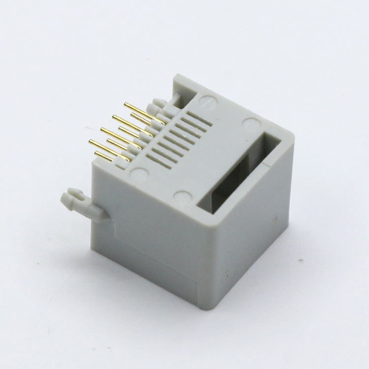 pcb jack rj45 male to female connector 8p8c modular connector