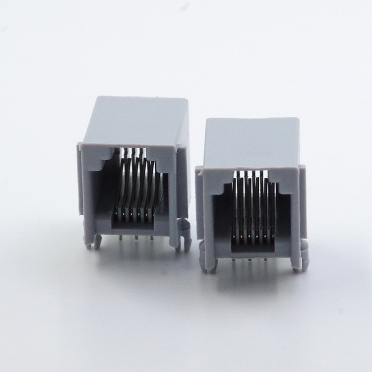 RJ11 Jack 6Pins PCB-6P6C Female RJ11 Jack RJ11 Socket Connectors