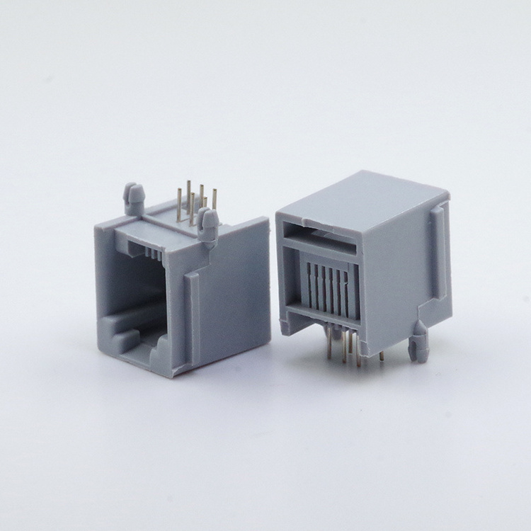 RJ11 Jack 6Pins PCB-6P6C Female RJ11 Jack RJ11 Socket Connectors