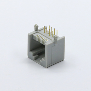 pcb jack rj45 male to female connector 8p8c modular connector