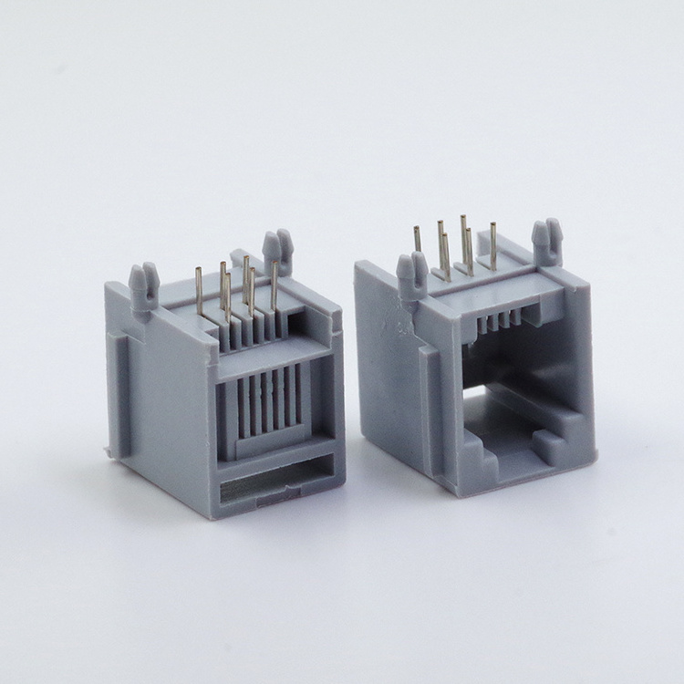 RJ11 Jack 6Pins PCB-6P6C Female RJ11 Jack RJ11 Socket Connectors