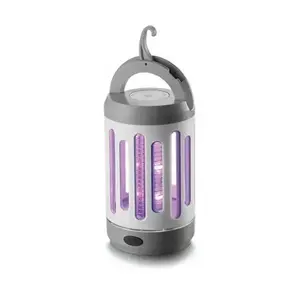 Outdoor Mosquito Killer Rechargeable Fly Zapper UV Light Fly Traps Indoor Waterproof Camping Flashlight Bug Lights