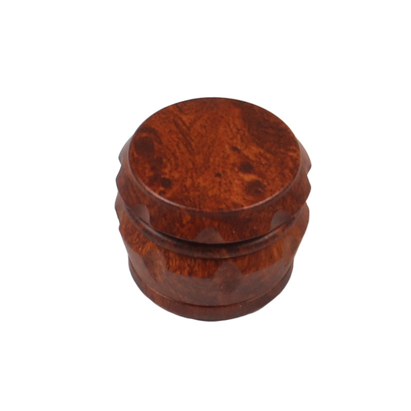 Wooden resin grinder 4-layer machine herbal grinder 40mm tobacco smoke crusher hand pollinator smoking tool