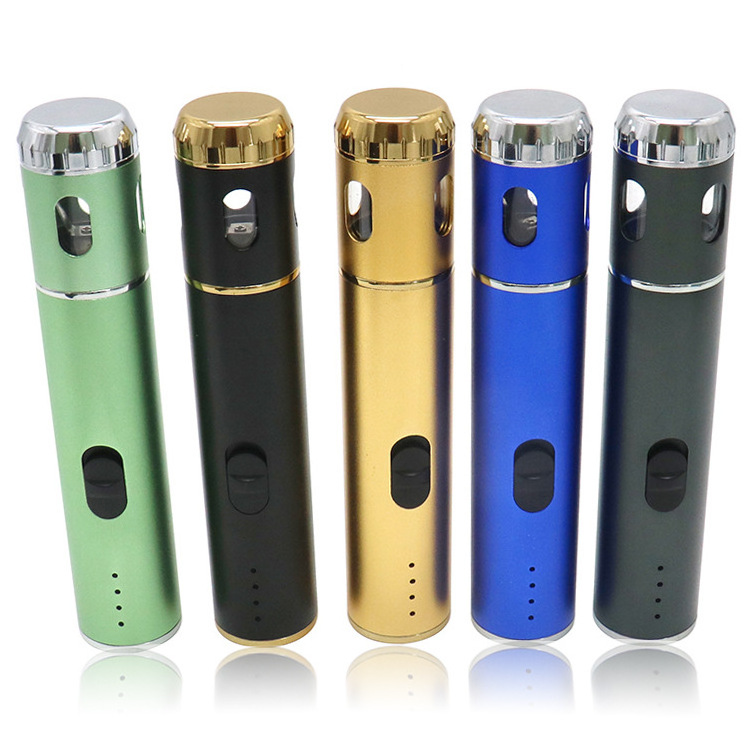 Rechargeable Powerful USB Electric Herb Grinder Pen 28mm Mini Tobacco Dry Spice Crusher Electronic Grinder Herb Smoking