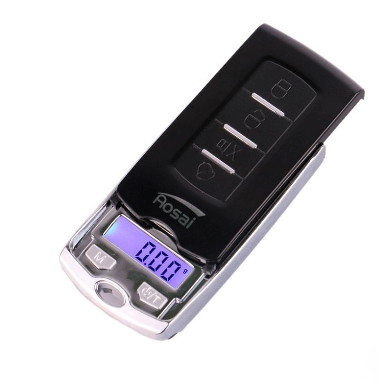 AP New Arrival Unique Shape Car Key Chian Digital Scale Portable Mini Herb Scale 0.01g/0.1g Weighting Balance