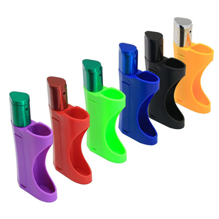 AP New Portable Plastic Pipe Clip Lighter Detachable 2 in 1 Pipe Lighter Case Smoking Accessories Customized Lighter Cover