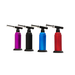 AP Wholesale Windproof Jet Flame Lighters Torch Refillable Butane Gas Torch Lighter for Cigar