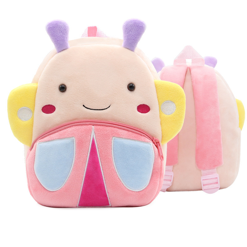 Kakoo children's school backpack cute soft plush animal baby backpacks