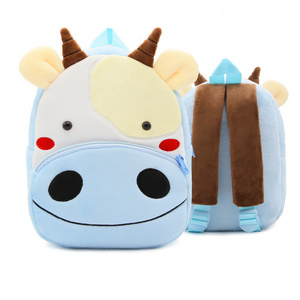 Mini mochila children's bag 2-4 years plush cartoon mochilas escolares 3d backpack mochilas de felpa