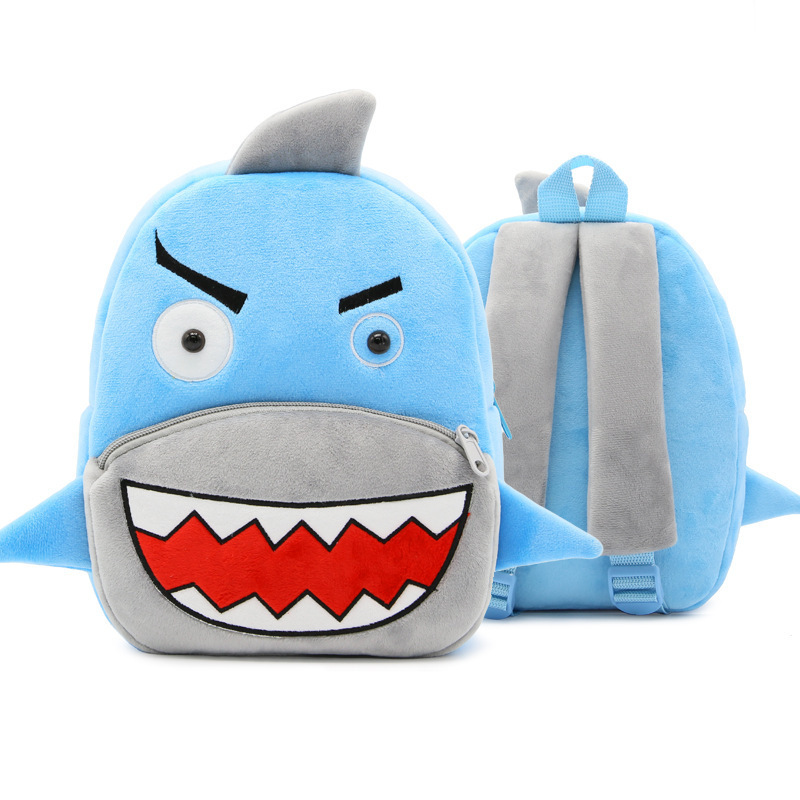 Mini mochila children's bag 2-4 years plush cartoon mochilas escolares 3d backpack mochilas de felpa