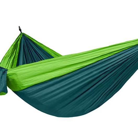 Explosive hammock outdoor camping camping single double parachute cloth colorwork hammock wholesale