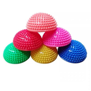 16cm Yoga Spikpantst Massage Ball Antitightshalf Ball Exercise Spiky Ball for Homcaprist 50 PVC Opp Bag Foot Massages Foot Sole