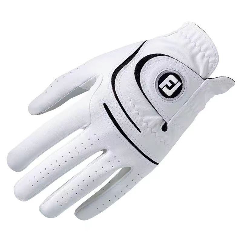 New golf gloves men breathable lambskin anti-slip wear left and right hand golf gloves single