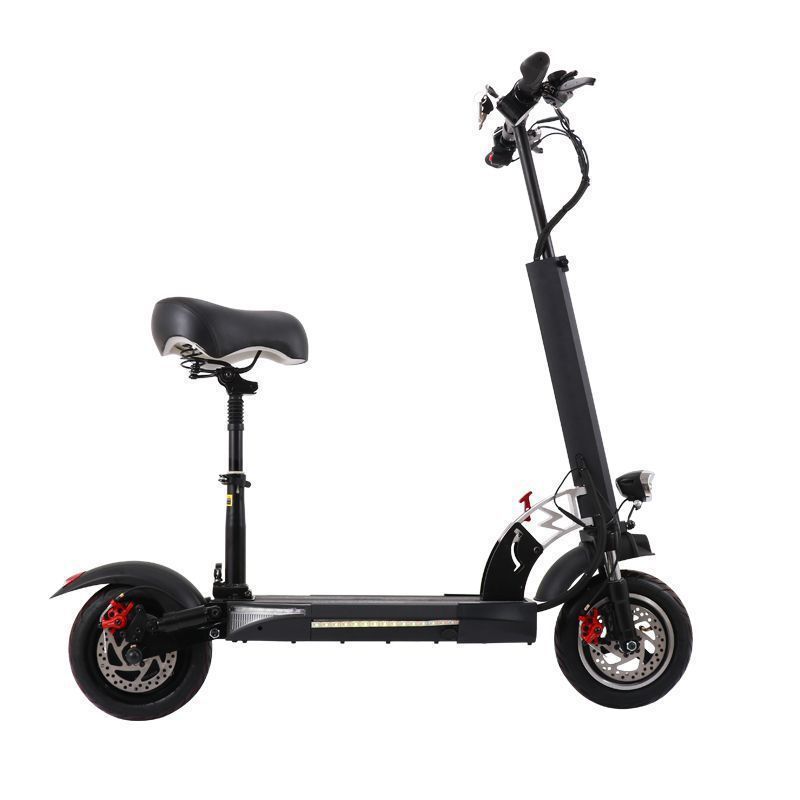 Adult electric scooter 10 inch folding convenient new cross-country high-power scooter