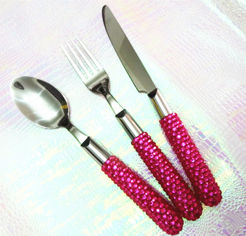 Stainless steel tableware/flatware/dinner set