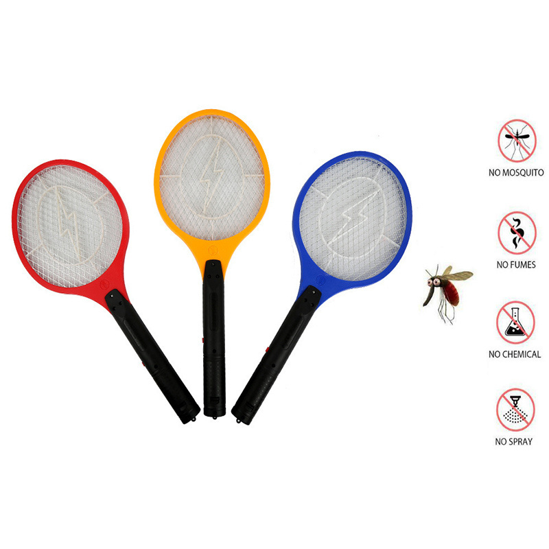 3 Layered Portable Electric Power Bug Fly Mosquito Swatter Hot Sale .Multifunction electric fly swatter electric mosquito zapper