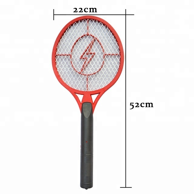 Factory supply AA battery operated Mosquito Swatter / Electric Fly Killer / Hand Held Garden Bug Zapper  insect big size chather