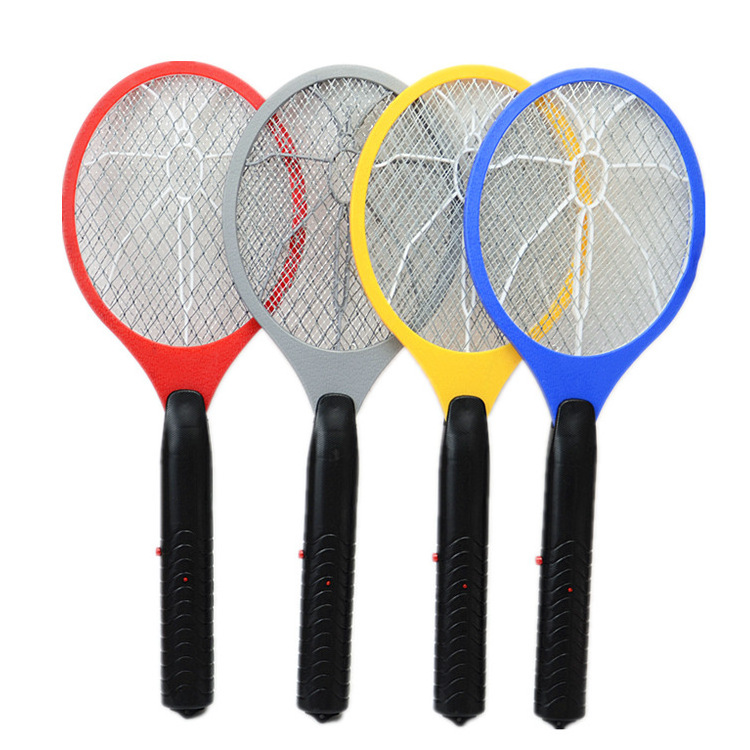 Indoor Outdoor 2 * AA battery bug zapper racket battery electric killing mosquito swatter  handheld electric bug