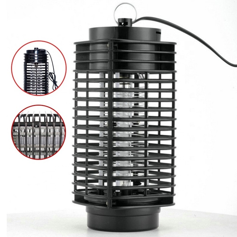 New Arrival High Quality Led Mosquito Killler Lamp Outdoor Bug Zapper Stock Mosquito Killer Lamp Anti Insect Killer Zapper Black