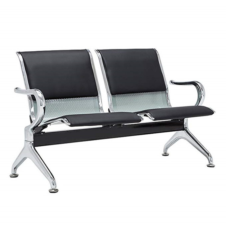 2 seater pu airport waiting chair modern waiting room chair waiting chair public