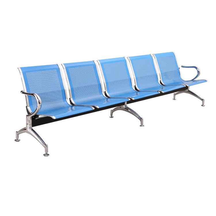 Metal Airport Public Seating Waiting Room Chair 5-seater Waiting Chair Waiting Area Stainless Steel,stainless Steel 5 Years