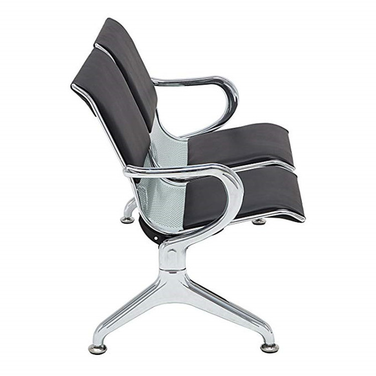 2 seater pu airport waiting chair modern waiting room chair waiting chair public