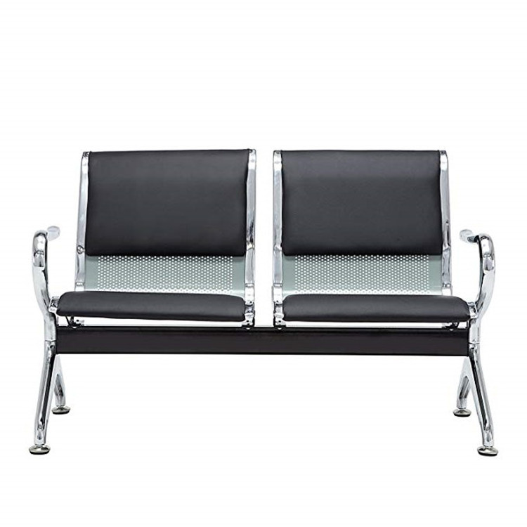 2 seater pu airport waiting chair modern waiting room chair waiting chair public