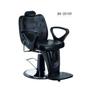 Top quality reclining barber chair hair salon  chair with heavy duty chromed base