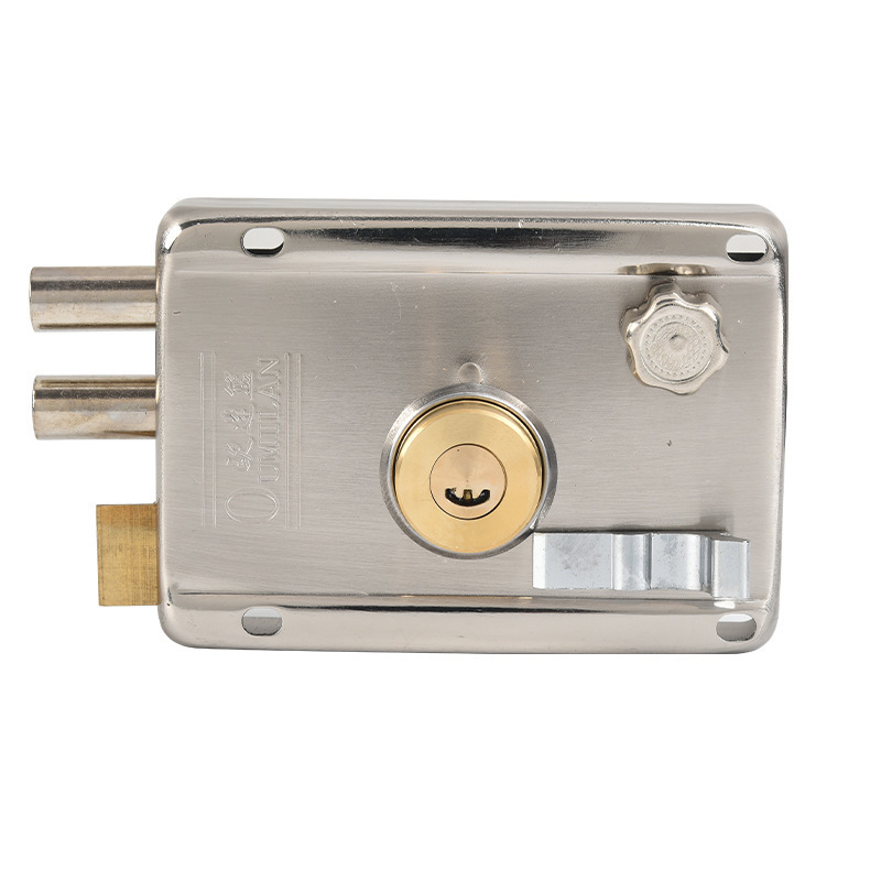 Baoxin Factory Stainless Steel Exterior Door Lock Old Mechanical Anti-Theft Dead Bolt Door Knob Fence Gate Lock