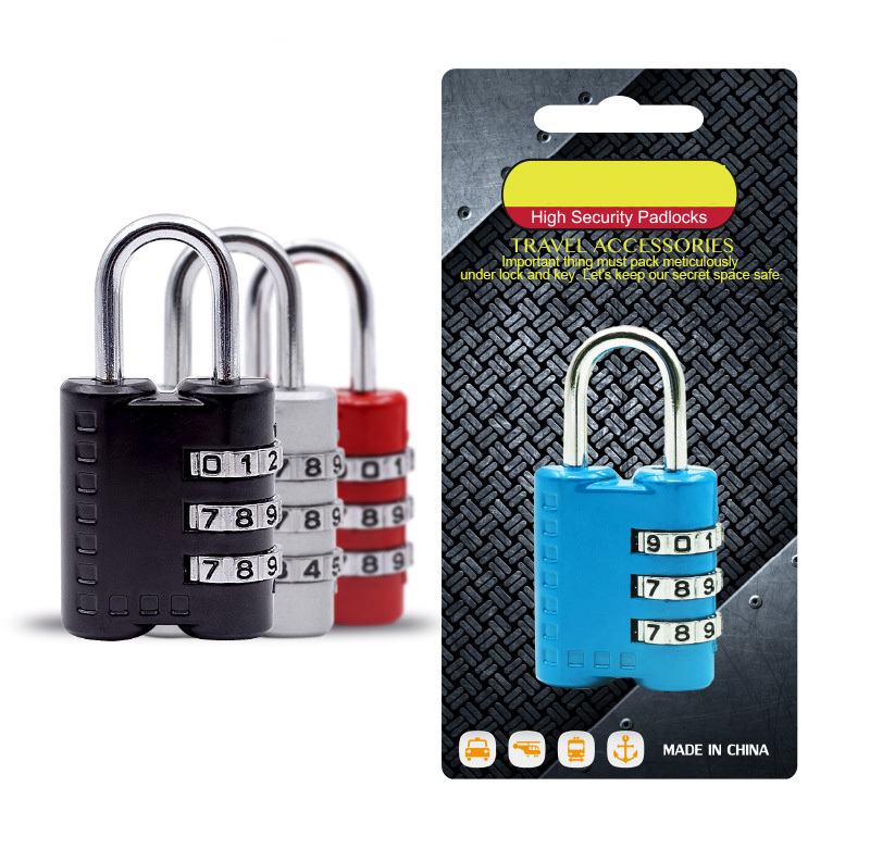 Zinc Alloy Toolbox Lock With Double Rivets Code Password Padlock Luggage Locks For International Travel Gym Combination Lock