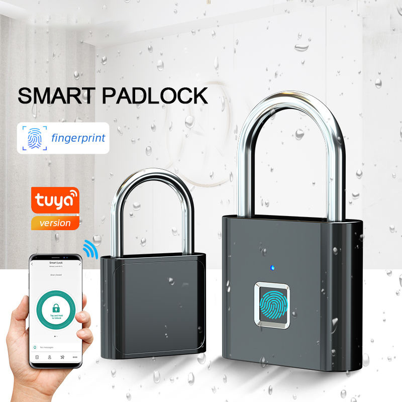 Baoxin Factory safety brass practice smart fingerprint finger print padlock fingerprint locker padlock gym padlock