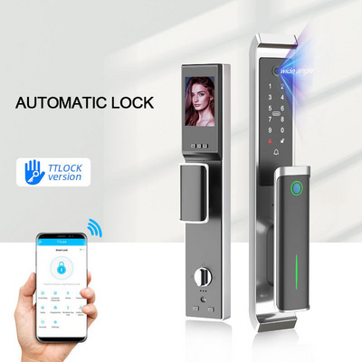 Baoxin Factory Keyless Entry Door Lock  Intelligent Smart Lock Keyless Fingerprint Rfid Door Handle Door Lock With Wifi Card