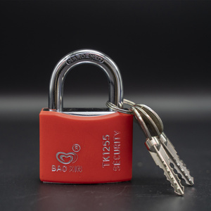 Baoxin Factory High Quality Color Shell Cross Padlock Specifications Low Price Weatherproof Master Lock Disc Padlock 50mm