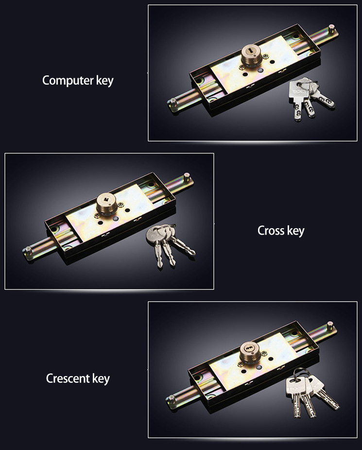 Baoxin Factory Garage Roll Up Rolling Shutter Garage Door Lock Pin Brass Key Rolling Shutter Use Door Safe Lock Shutter