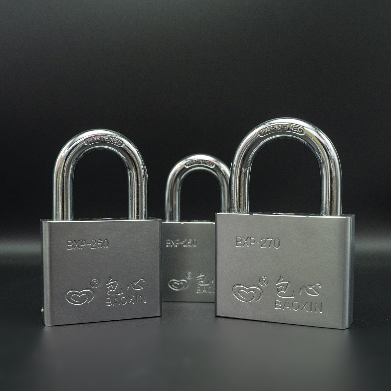 Baoxin Factory Direct Matte Atomic Padlock Industrial Safety Padlock Direct Sales Wholesale Price Hardest Padlock Key Heavy Duty