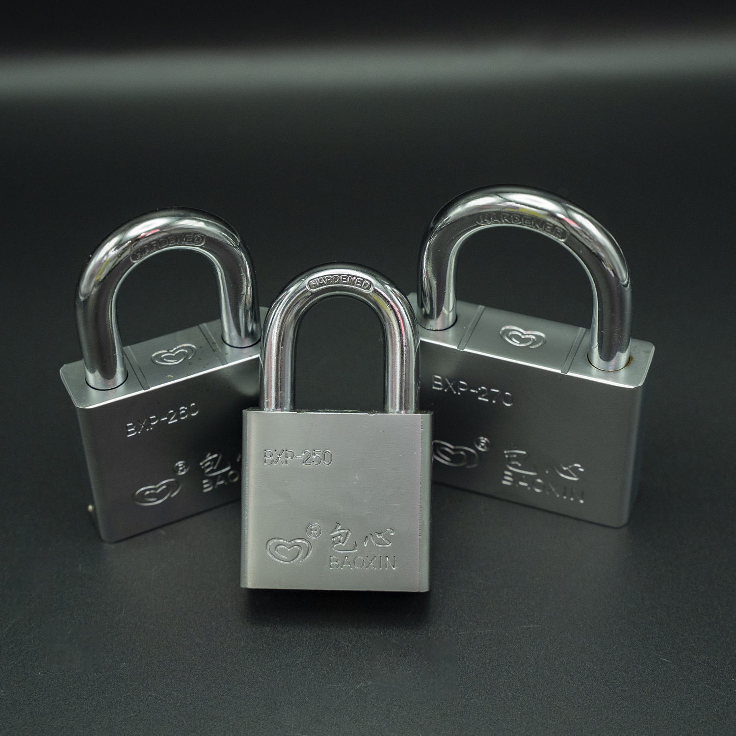 Baoxin Factory Direct Matte Atomic Padlock Industrial Safety Padlock Direct Sales Wholesale Price Hardest Padlock Key Heavy Duty