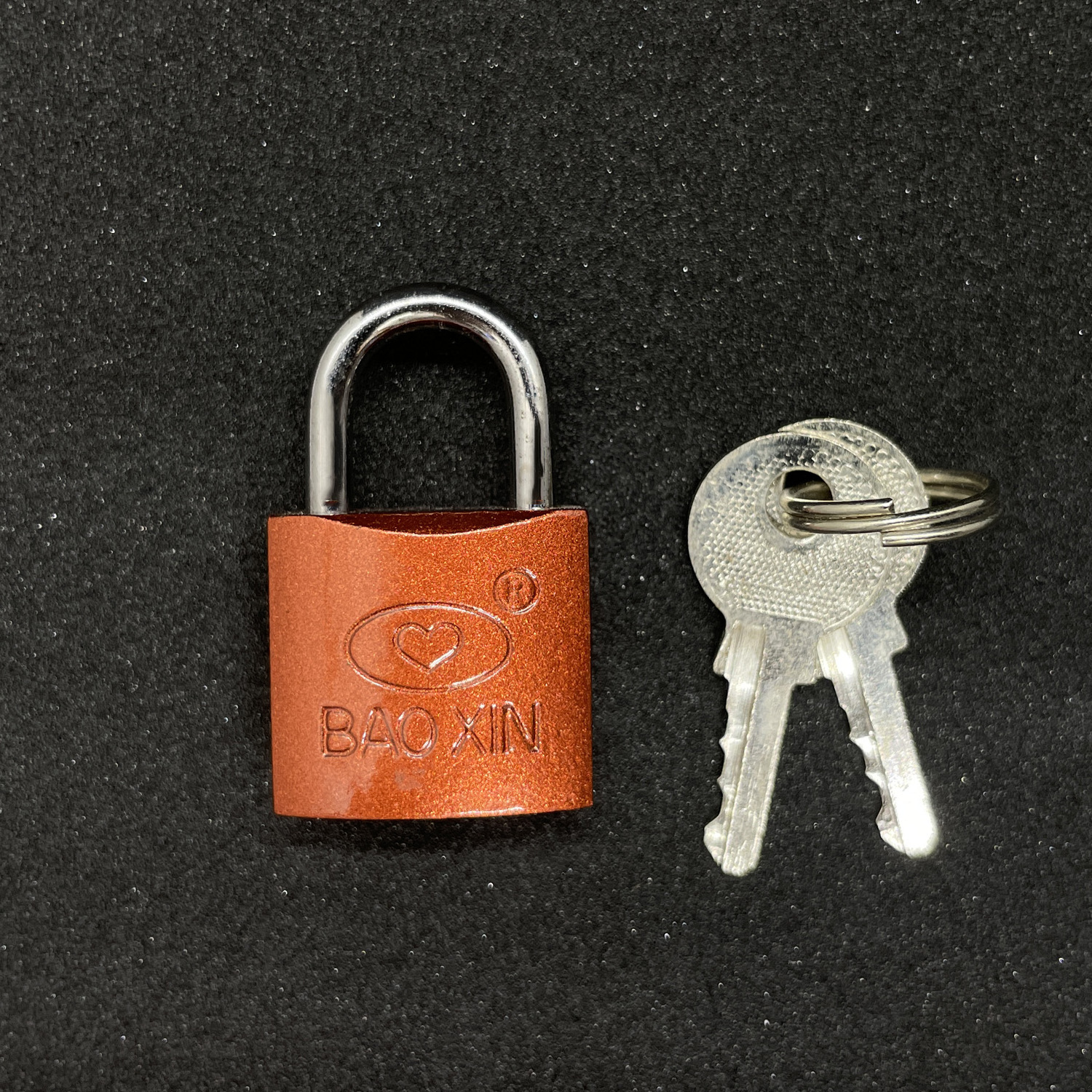 Baoxin Very Duty Hasp For Padlock High Quality Mechanical Padlocks Heat Treatment Of Lock Beams Padlock Lock With Key 20Mm