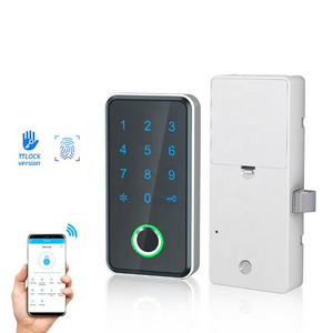 Baoxin Factory Drawer Fingerprint Cabinet Biometric Fingerprint Rim Smart Gate Lock For Door Handle Keyless Lock Password