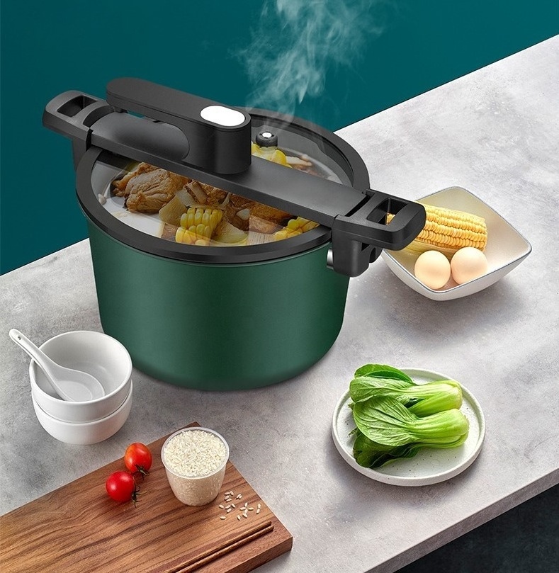 New Product Micro Pressure Cooker Soup Pot Stew Pot Pressure Cooker with Handle Die-cast Iron Cast Iron and Aluminum Alloy