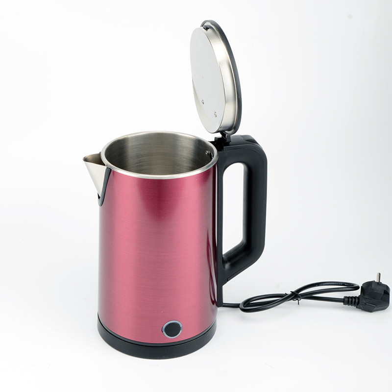 2 Liter Electric Kettle Double Layer Keep Warm Seamless Stainless Steel Body Kettle Electric