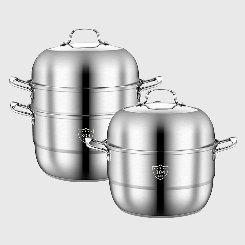 Europe Style 3Layers Cookware  steamer basket stainless steel  Pot Cookware Set Steamed buns For induction cooker gas stove