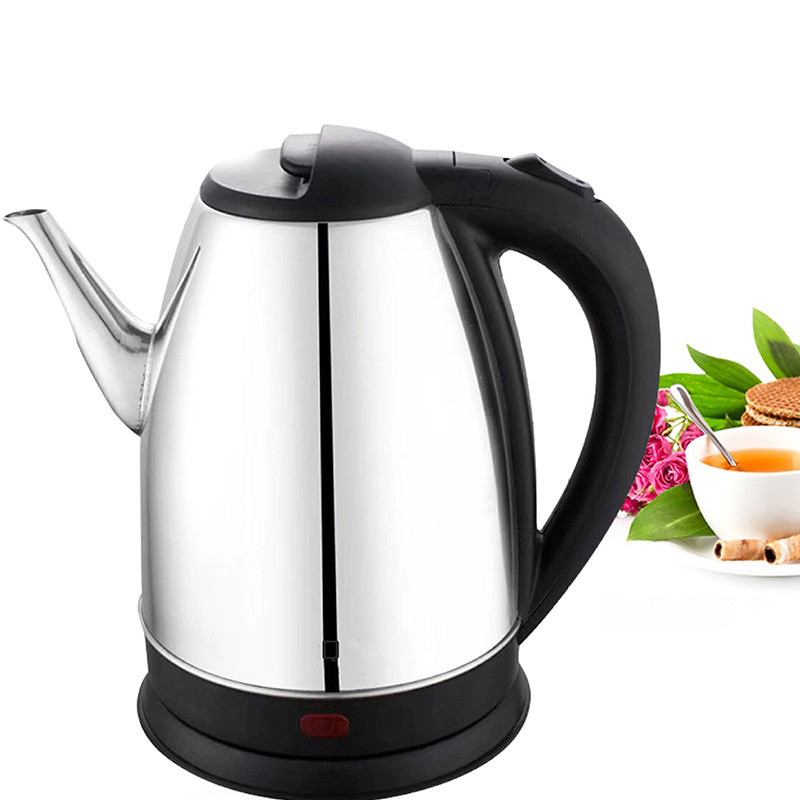 Customized 1.5L 1500w long short spout goose neck electric kettle with copper power cord