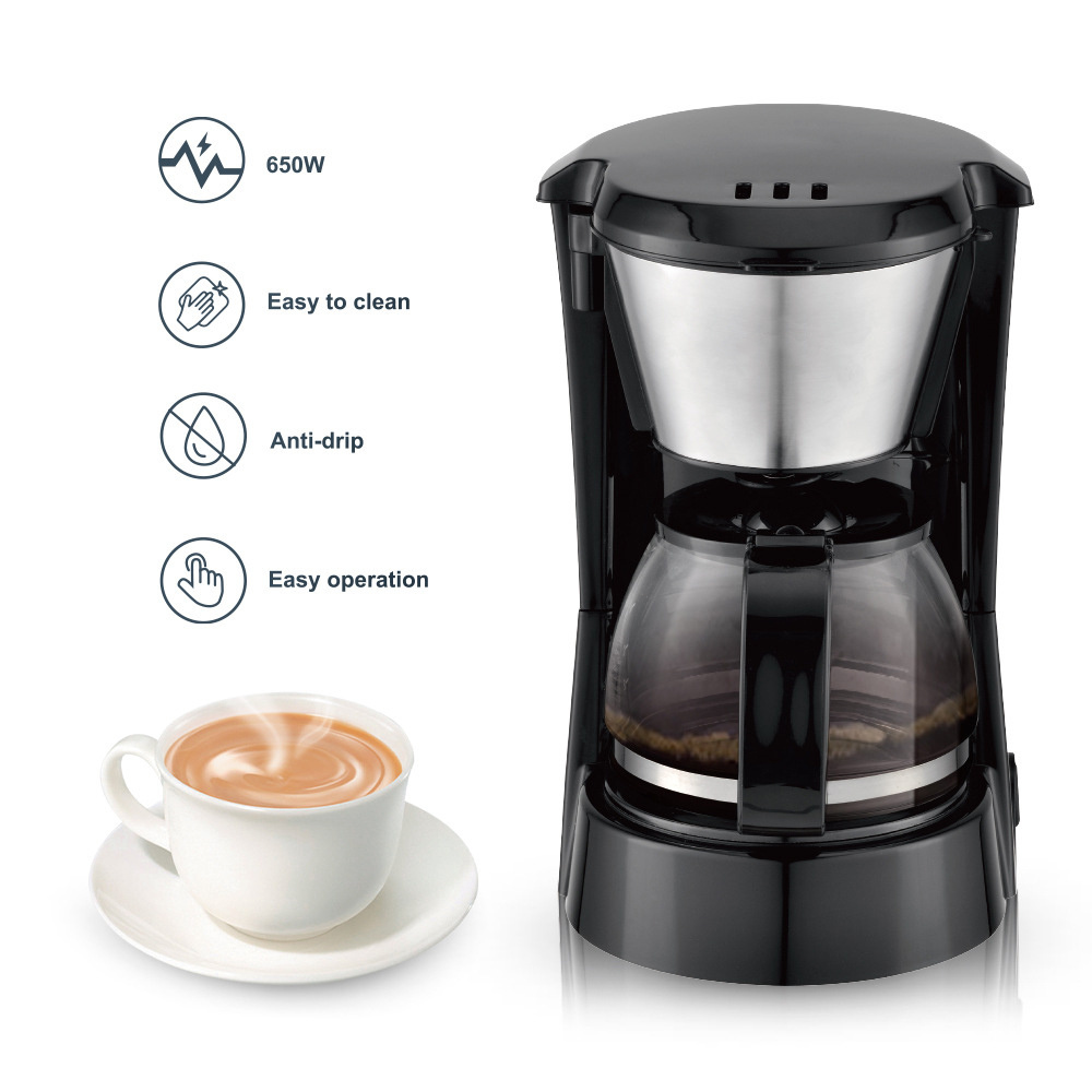 Steam Espresso Maker Electric Steam Espresso Coffee Machine Automatic 10-12 Cups Drip Coffee Maker Machine