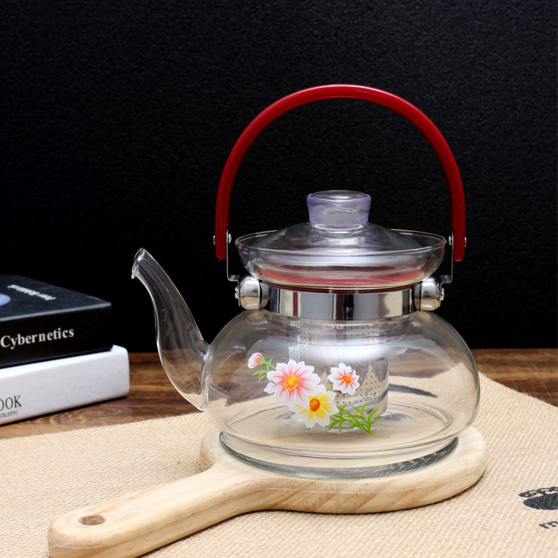 Water Factory electric kettle Whistling maker stainless steel with Bakelite Handle bells glass kettle teapot