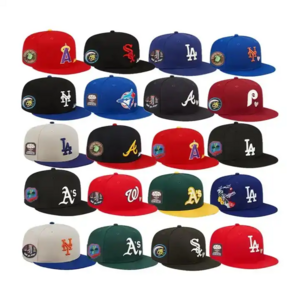 Factory Cheap New Original High Quality Black Vintage Polyester Snapback Fitted Closed Baseball Hat Gorras Cap for Men