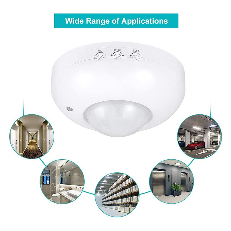 360 Degree 110-240V Ceiling Surface Mount PIR Occupancy Motion Sensor Detector Light Switch