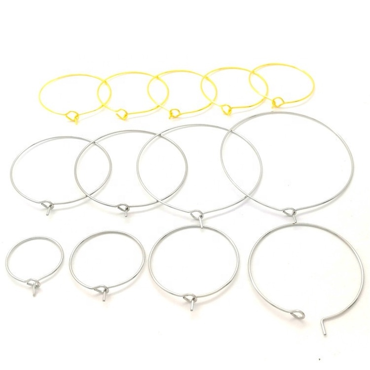 Earring Findings Hooks Leverback Earwire Hoop Stainless Steel Material For Jewelry Earring Make H1008