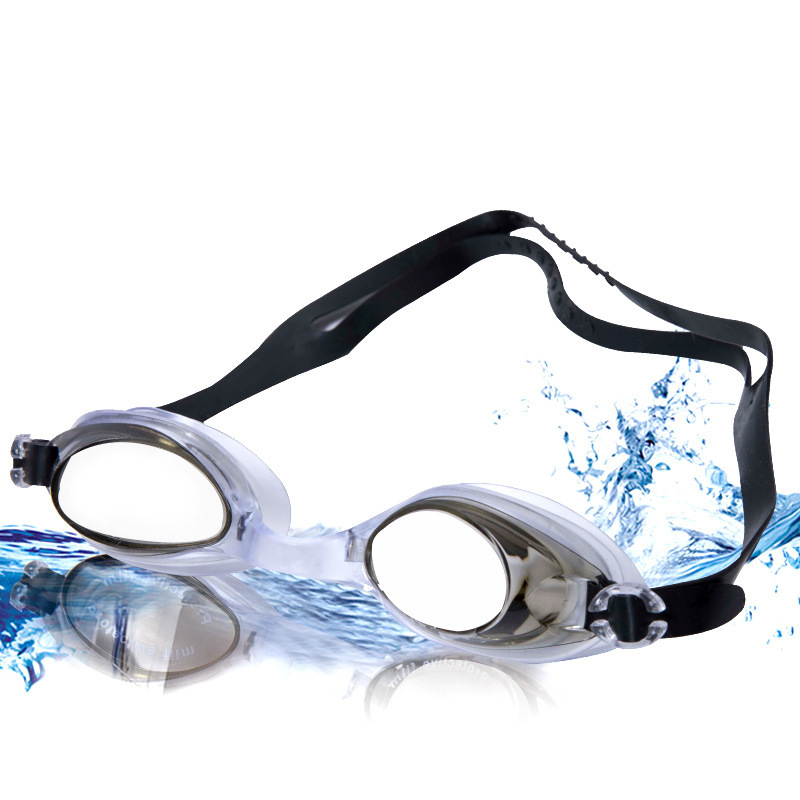 Custom Logo Top Quality Swimming Goggles Anti Fog Adjustable Waterproof Adults Children Swim Glasses