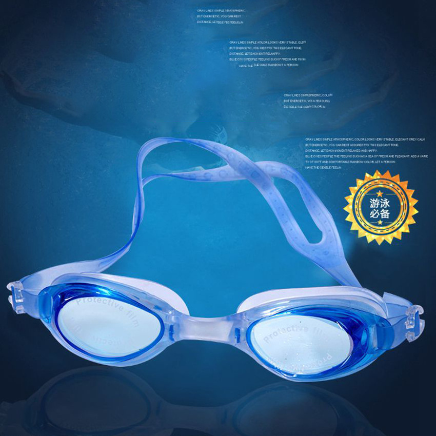 Custom Logo Top Quality Swimming Goggles Anti Fog Adjustable Waterproof Adults Children Swim Glasses