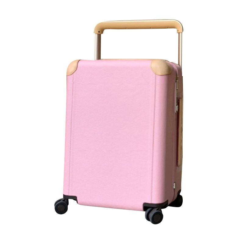 New Brand Men's And Women's Pull Rod Box Password Leather Suitcase Cabin Rolling Luggage